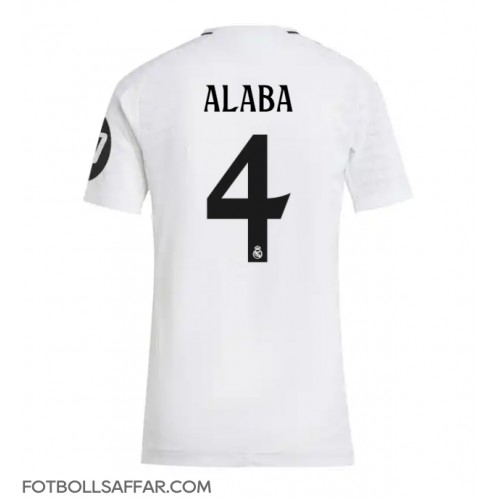 Real Madrid David Alaba #4 Hemmatröja Dam 2024-25 Kortärmad